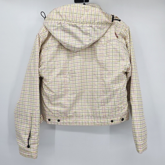 SNOWBOARD TURBINE Boardwear The Toxic State E408 Pink Plaid Girl's size large - Picture 2 of 12